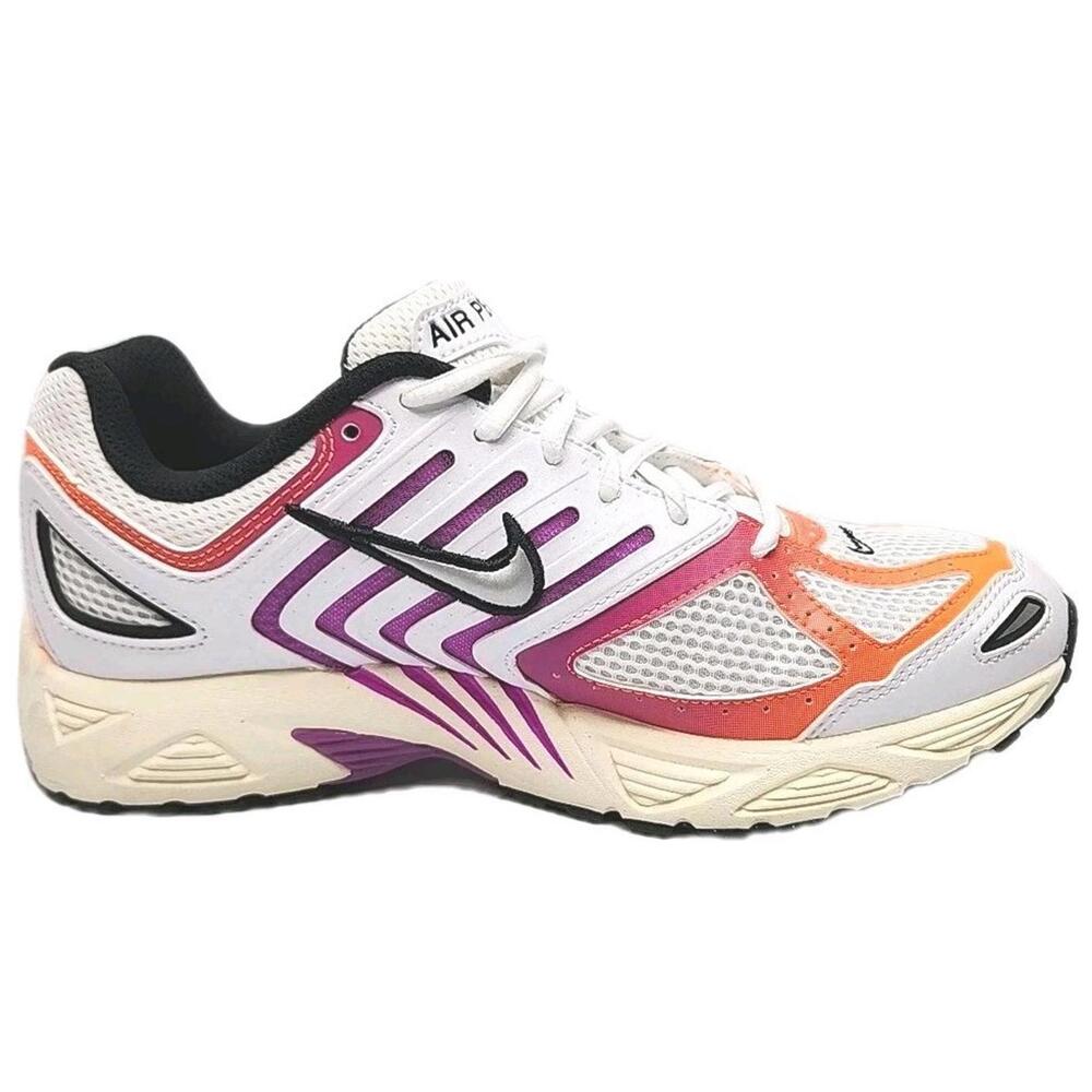 Nike Men’s Athletic Shoes White with Purple and Orange Accents